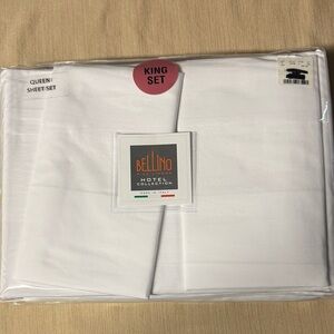 Bellino Clothing Hotel Collection White Queen Sheet Set